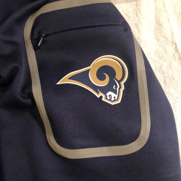 Rams Zip Up Hoodie Jacket by Majestic - Picture 4 of 4